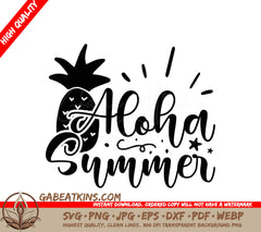 Aloha Summer  SVG SVG