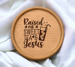 Raised On Sweet Tea & Jesus SVG SVG