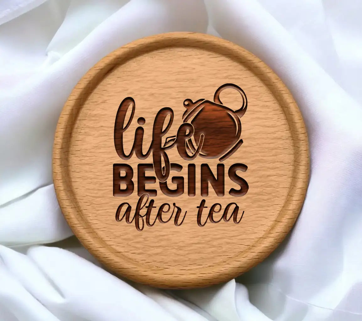 Life Begins After Tea SVG SVG