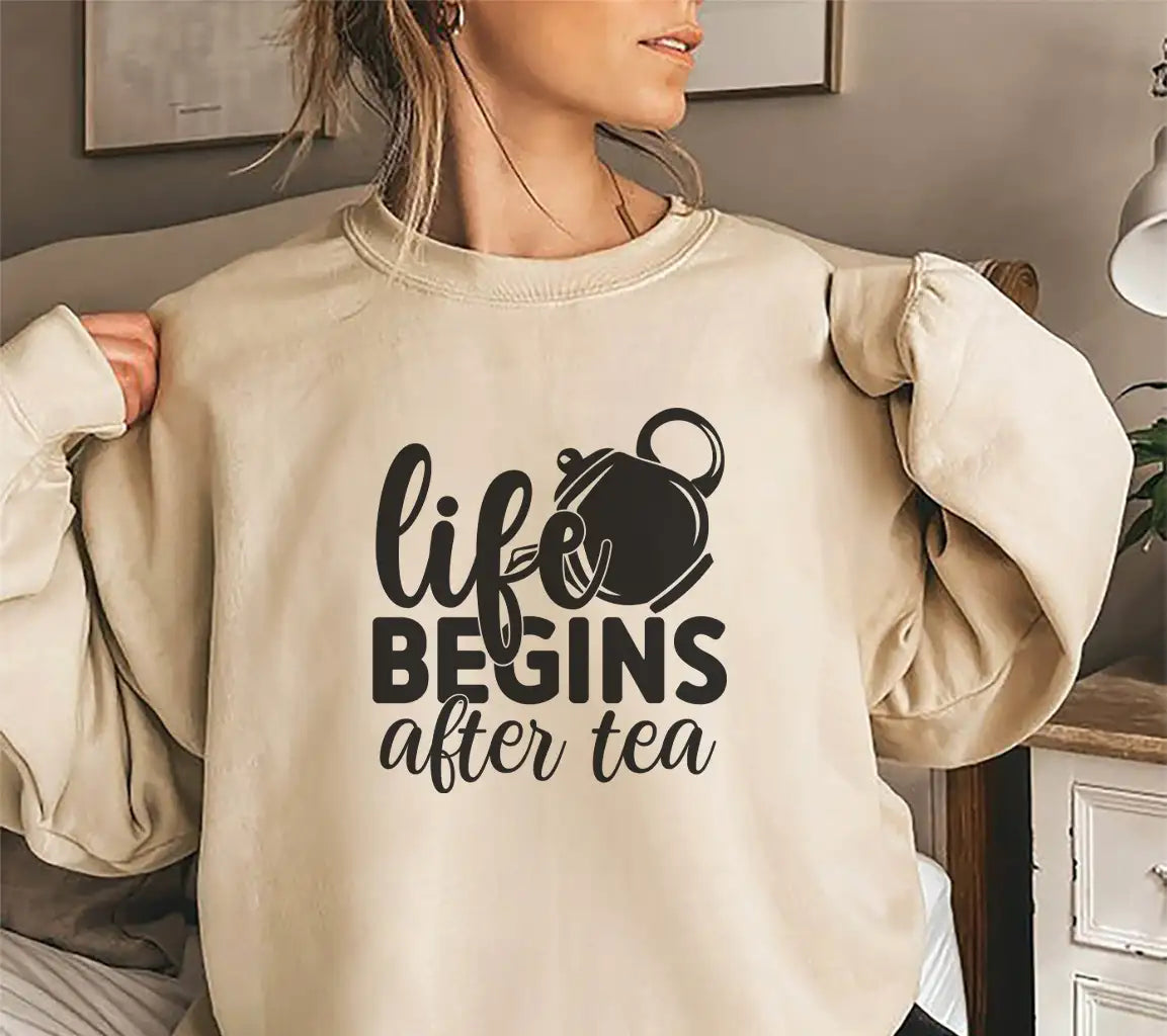 Life Begins After Tea SVG SVG