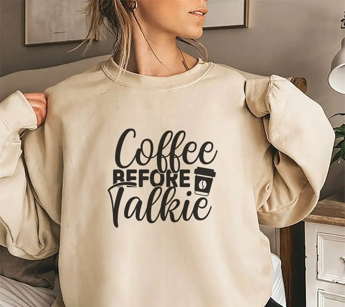 Coffee Before Talkie SVG Design SVG