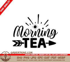 Morning Tea Arrow SVG SVG