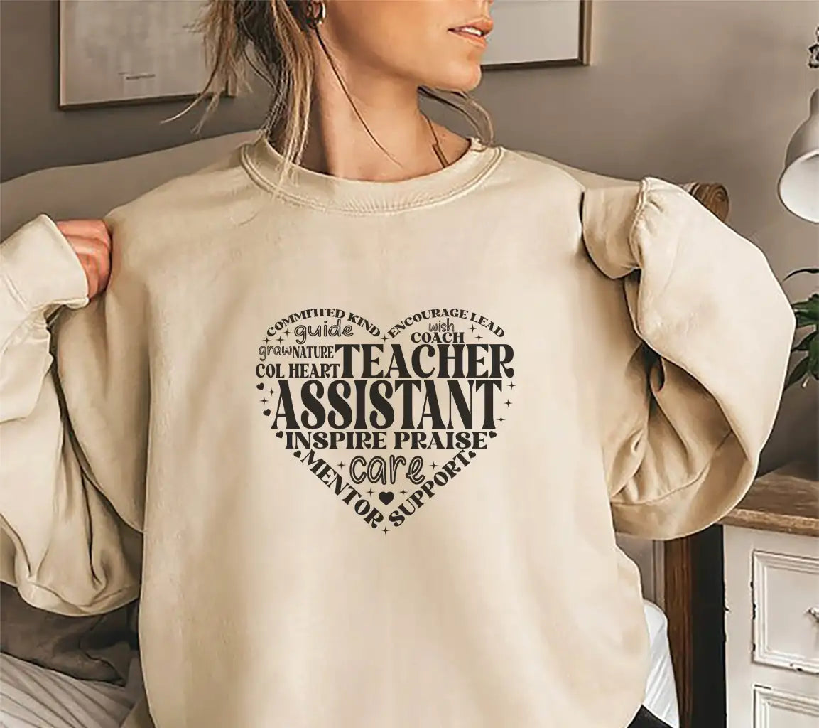 Teacher Assistant Heart SVG SVG