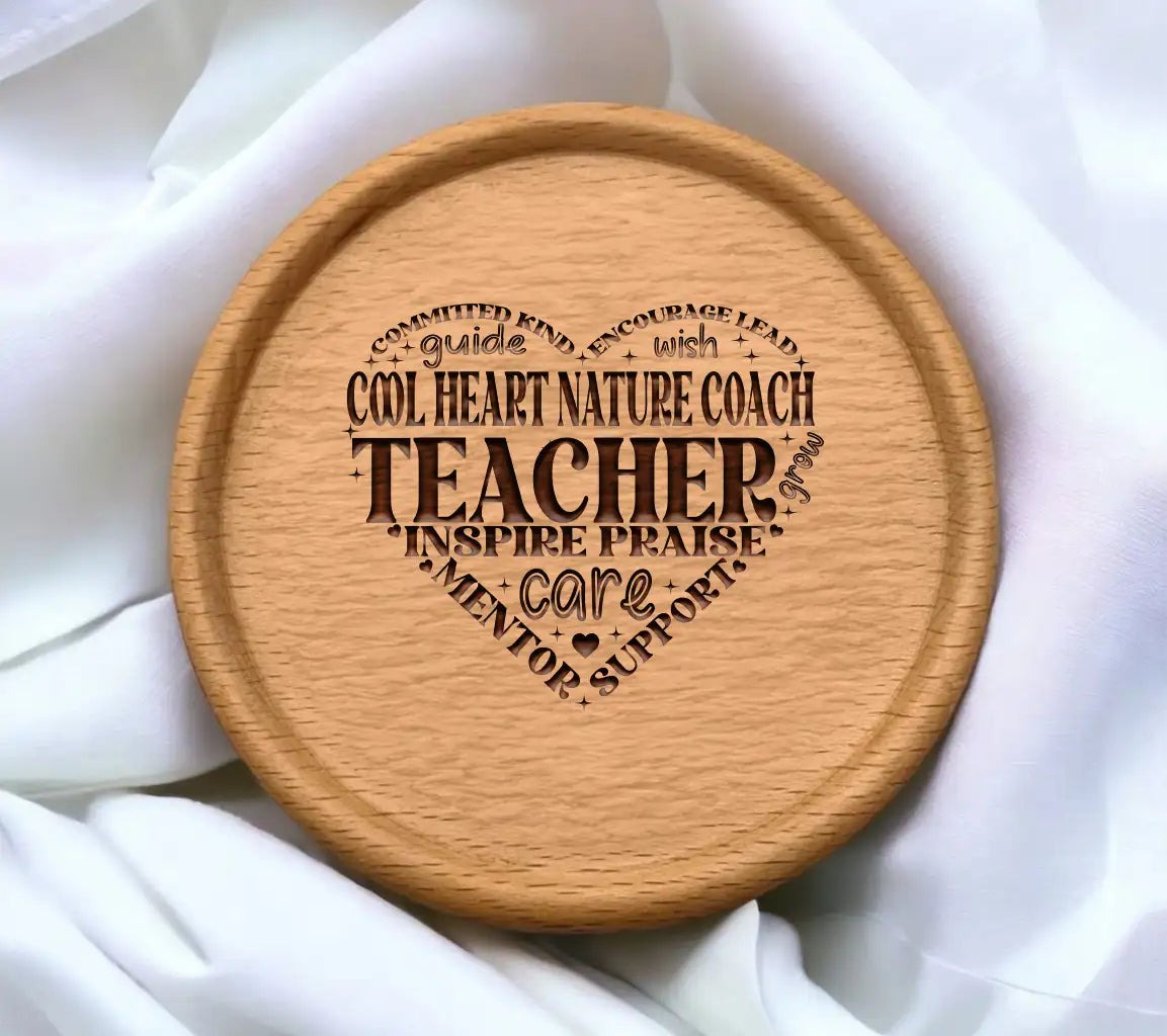 Teacher Heart SVG Design SVG