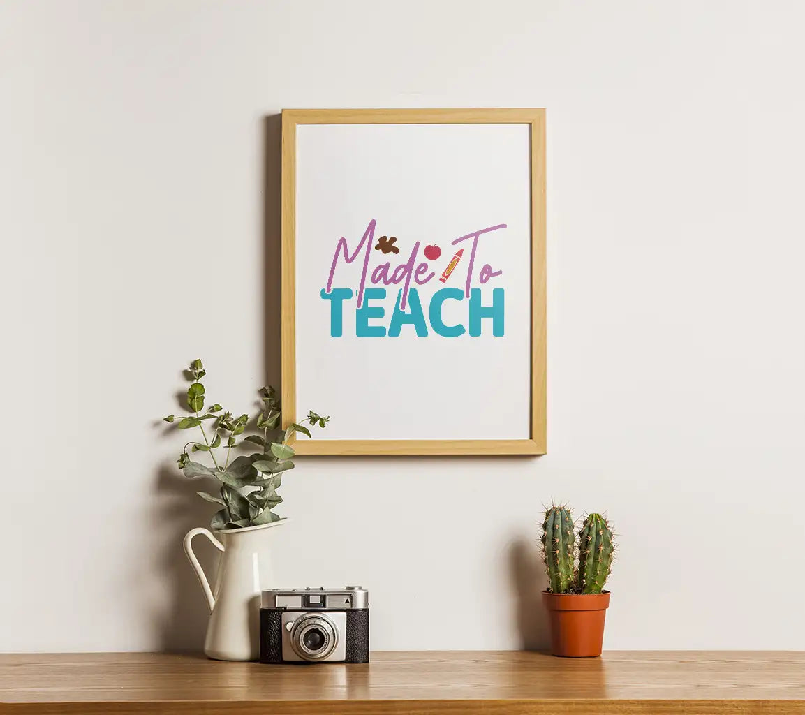 Blue & Pink Teacher SVG Stickers SVG