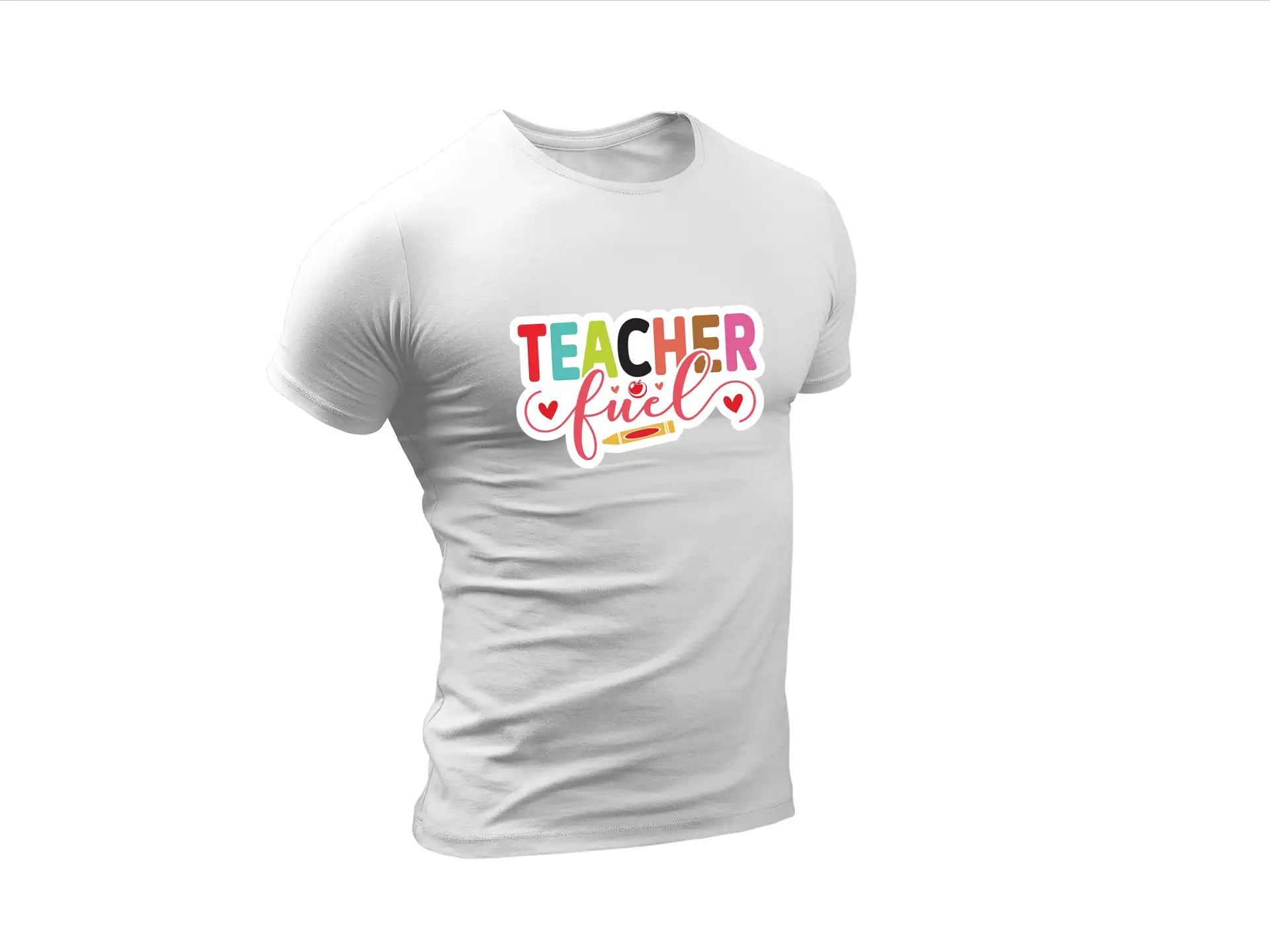 Teacher Fuel SVG with Hearts & Apple SVG