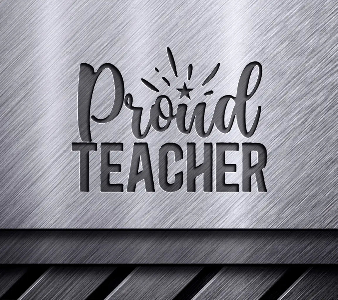 Proud Teacher Colorful SVG Design SVG