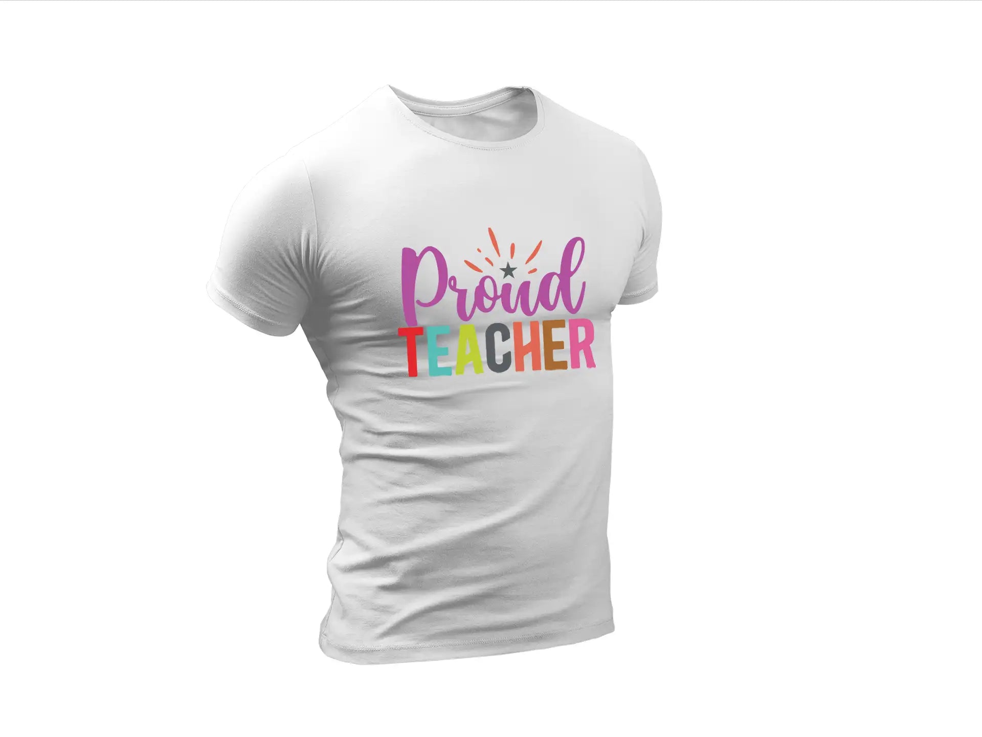 Proud Teacher Colorful SVG Design SVG