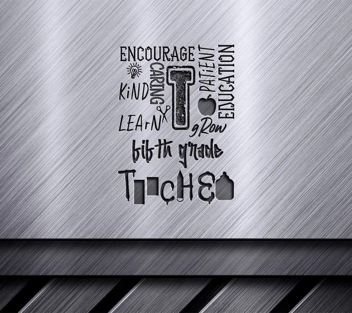 Teacher Word Art SVG SVG