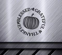 Thankful Pumpkin SVG Design SVG