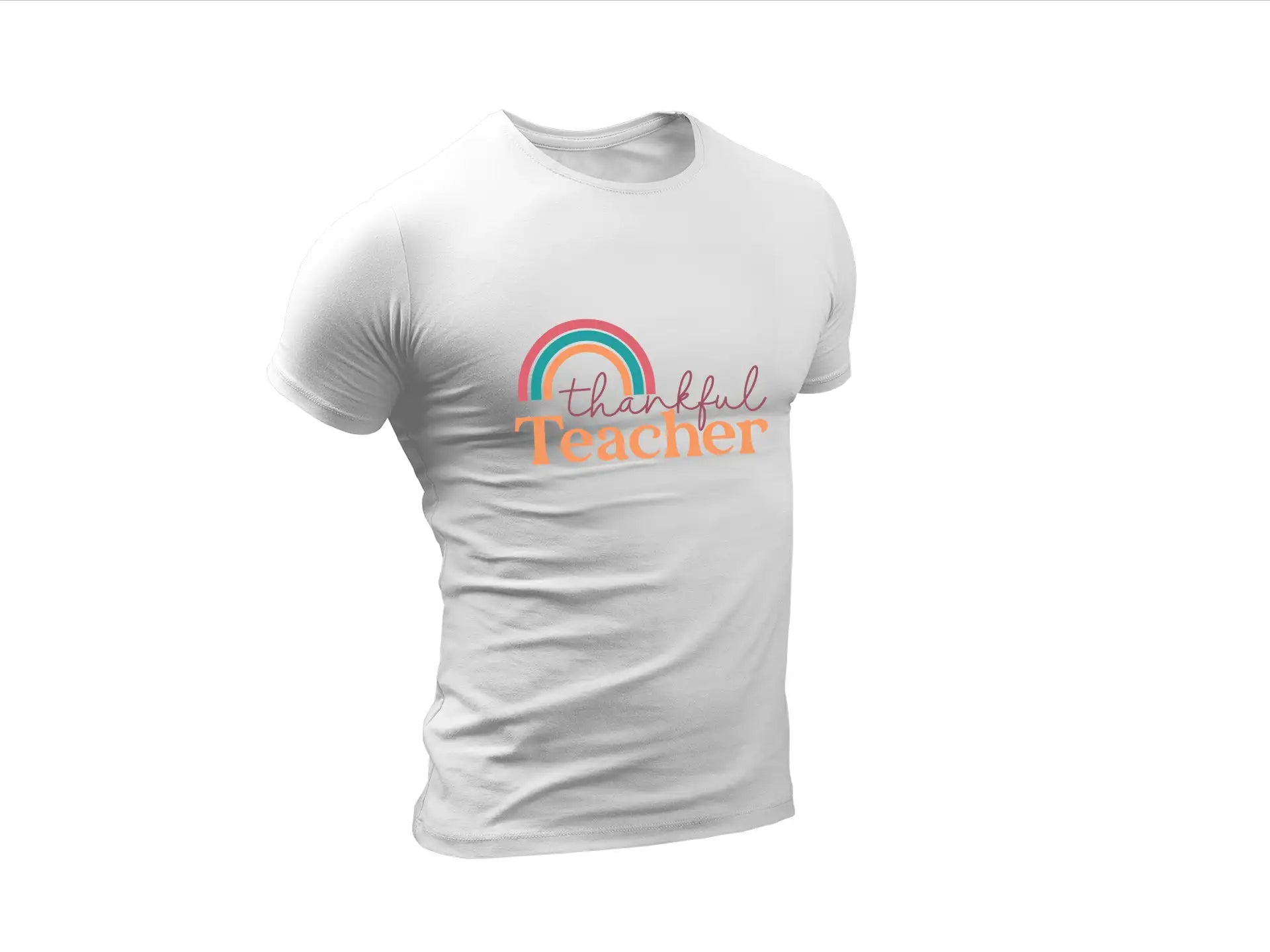 Rainbow Thankful Teacher SVG SVG