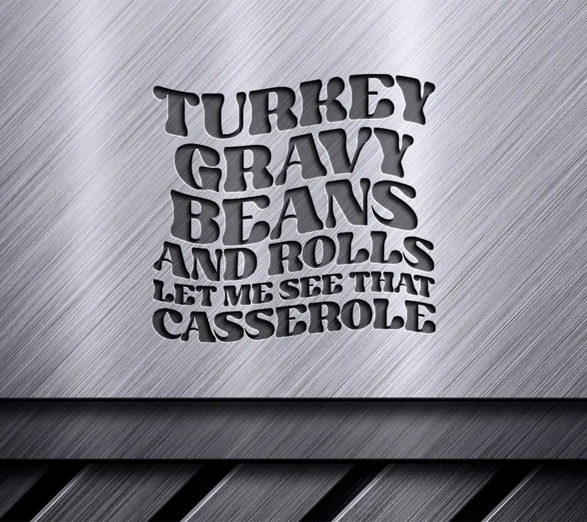 Thanksgiving Turkey Gravy Casserole SVG SVG