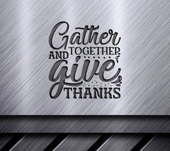 Thanksgiving Gather Together SVG SVG