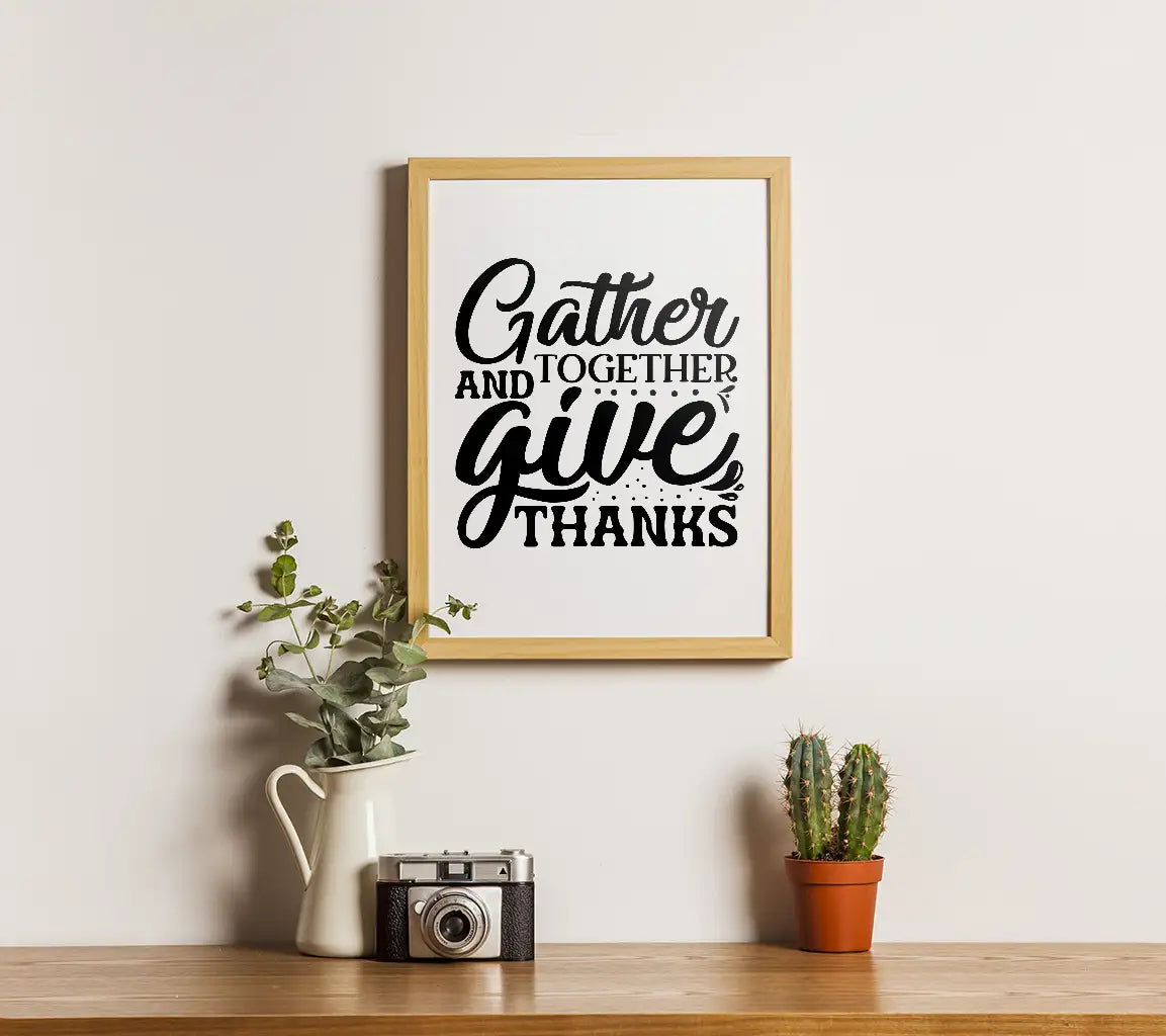 Thanksgiving Gather Together SVG SVG