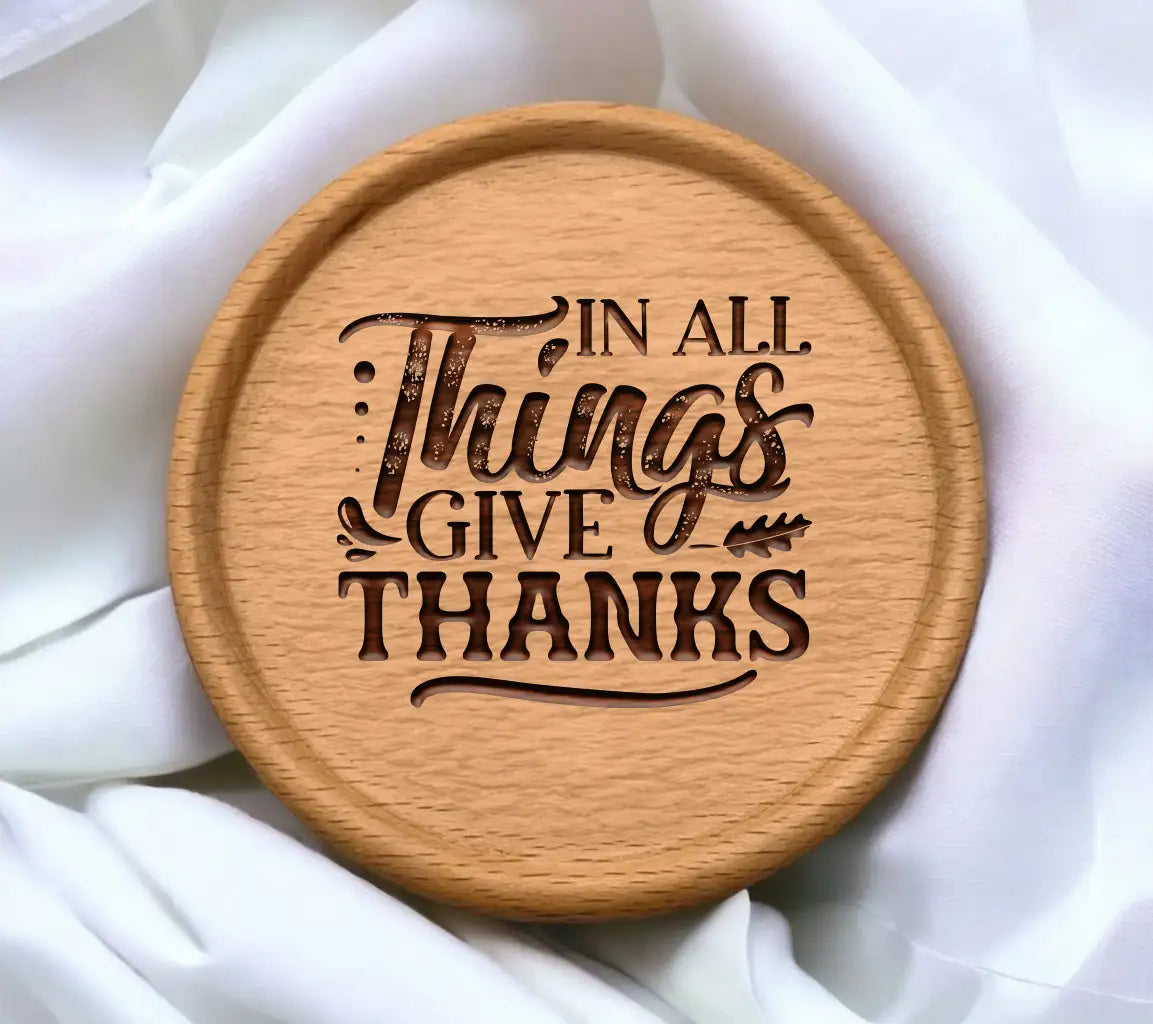 Thanksgiving Give Thanks SVG Poster SVG