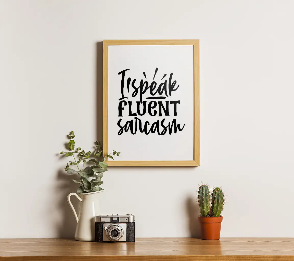 Fluent Sarcasm SVG Sticker SVG