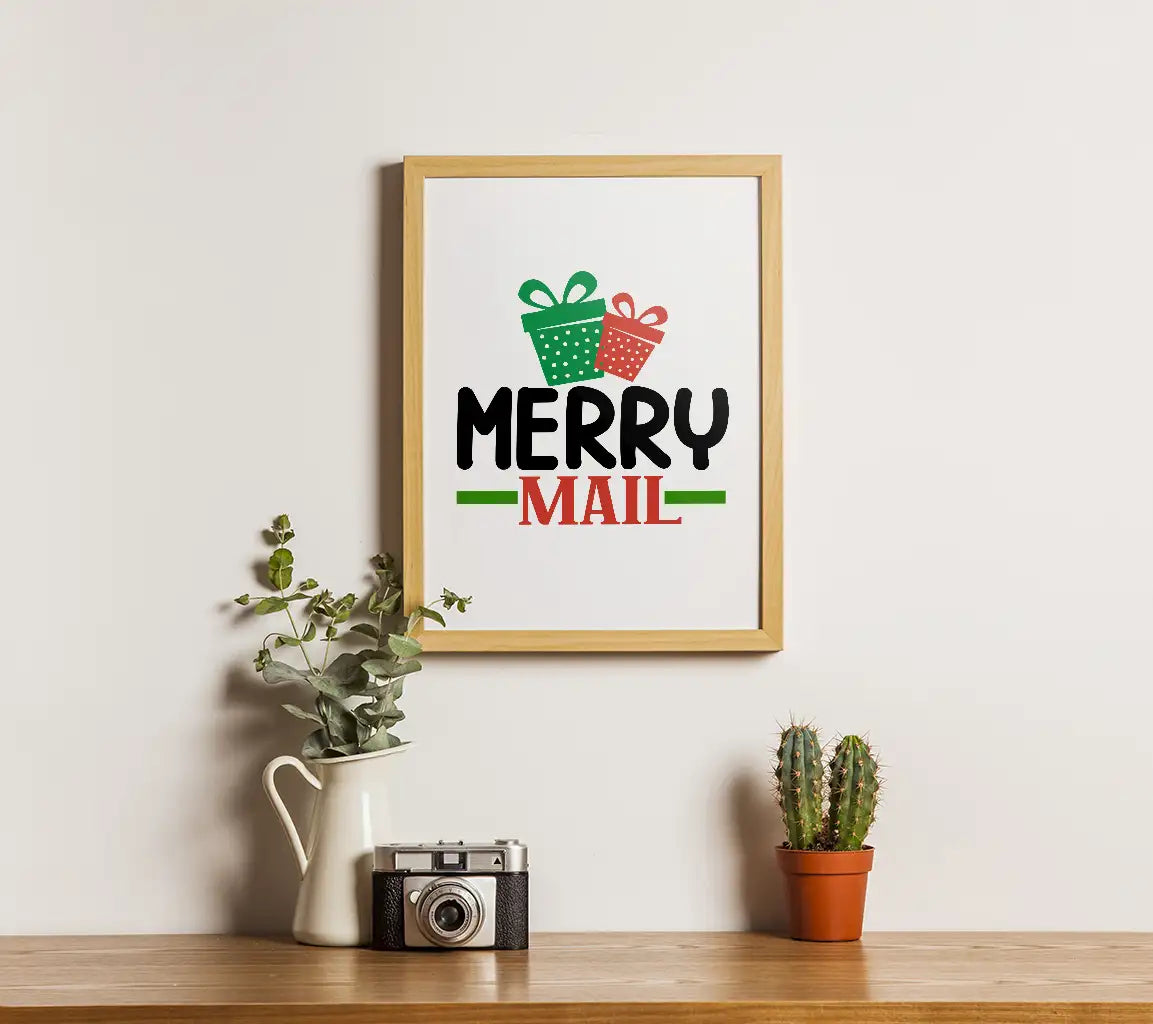 Merry Mail SVG Stickers SVG