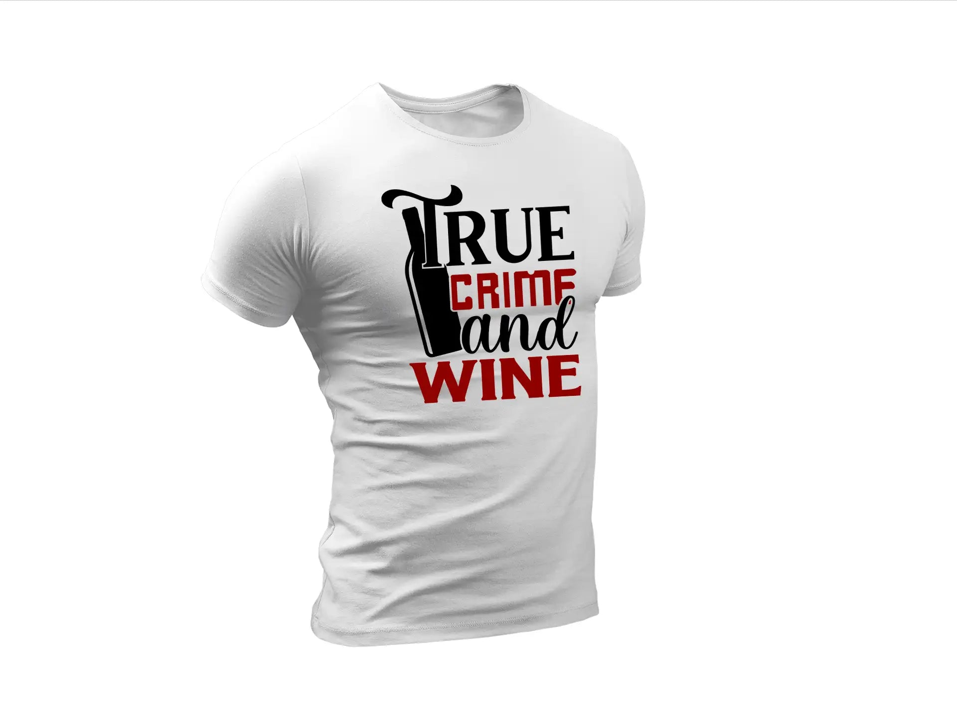 True Crime Wine SVG Design SVG