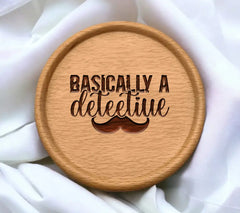 Mustache Detective SVG Design SVG