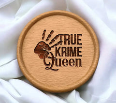 Red & Black True Crime Queen SVG SVG