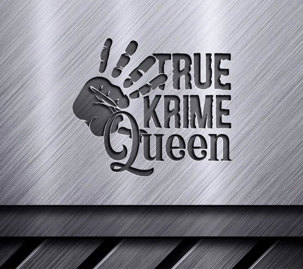 Red & Black True Crime Queen SVG SVG