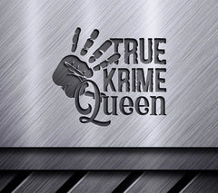 Red & Black True Crime Queen SVG SVG