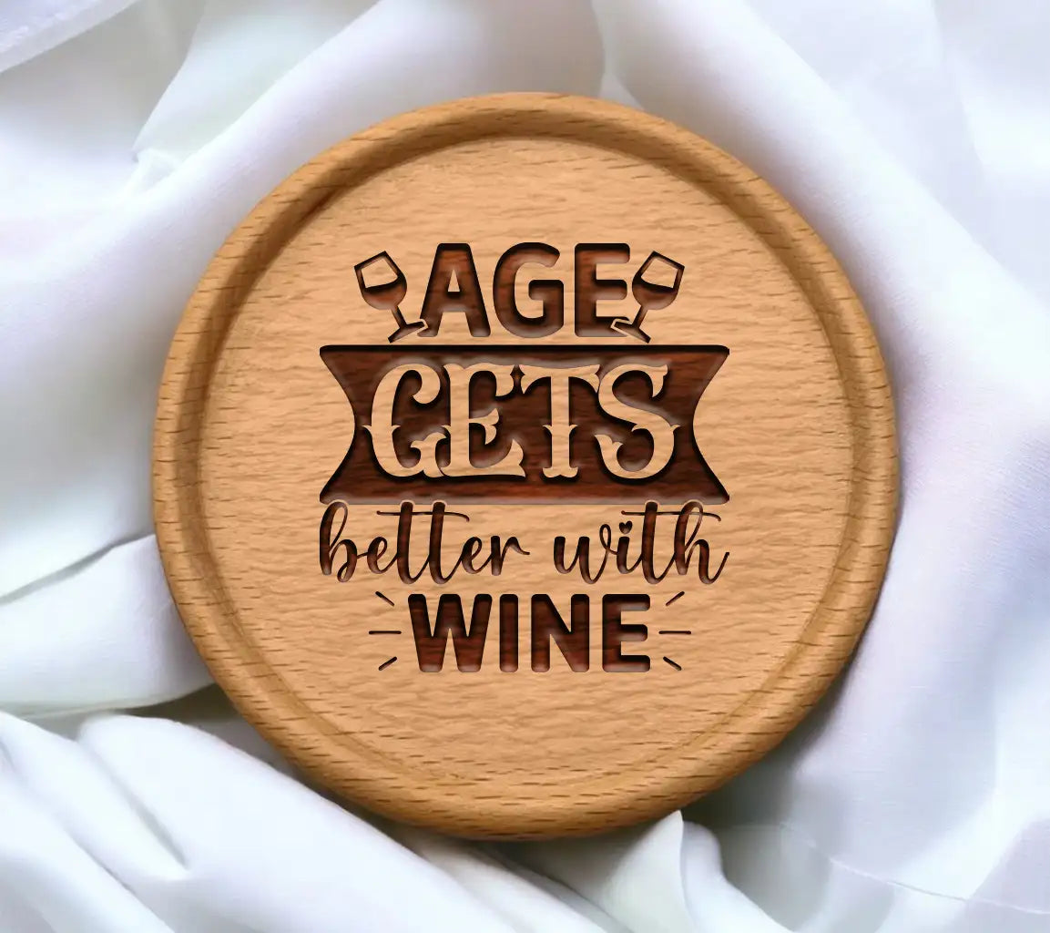 Age Gets Better With Wine SVG SVG