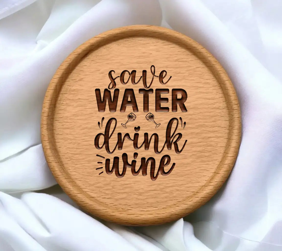 Save Water, Drink Wine SVG SVG