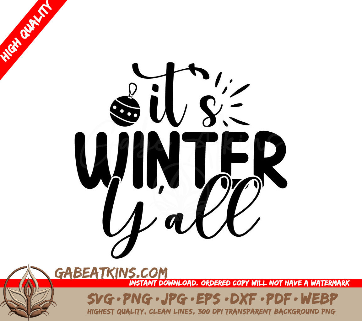 Winter Yall  SVG SVG