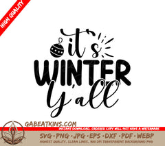 Winter Yall  SVG SVG