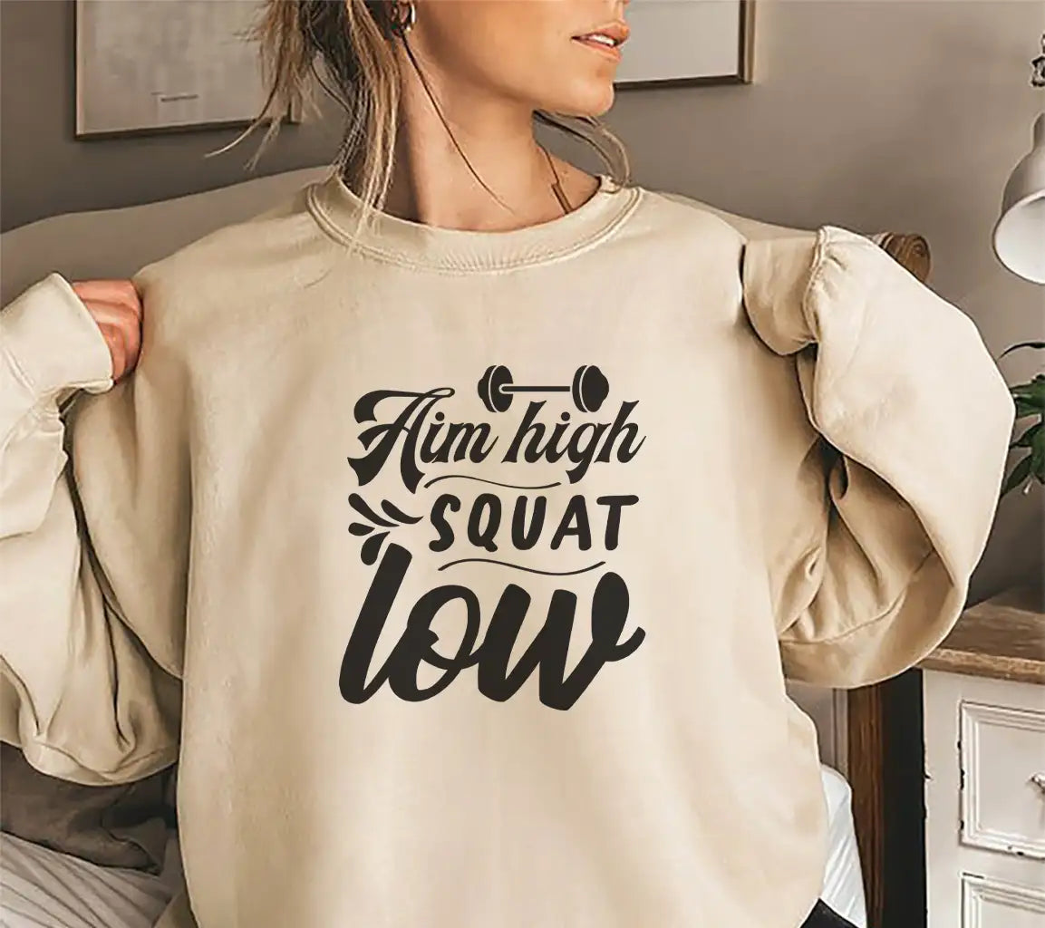 Aim High Squat Low SVG SVG