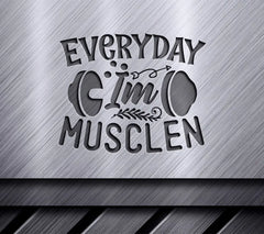 Muscled Everyday SVG Design SVG