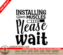 Installing Muscles SVG Design SVG