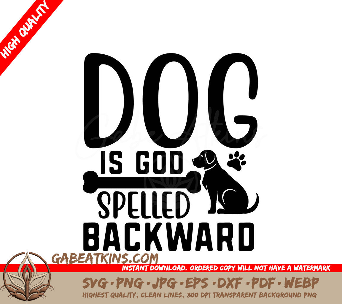 Dog Is God SVG  SVG