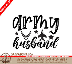 Army Husband SVG Design SVG