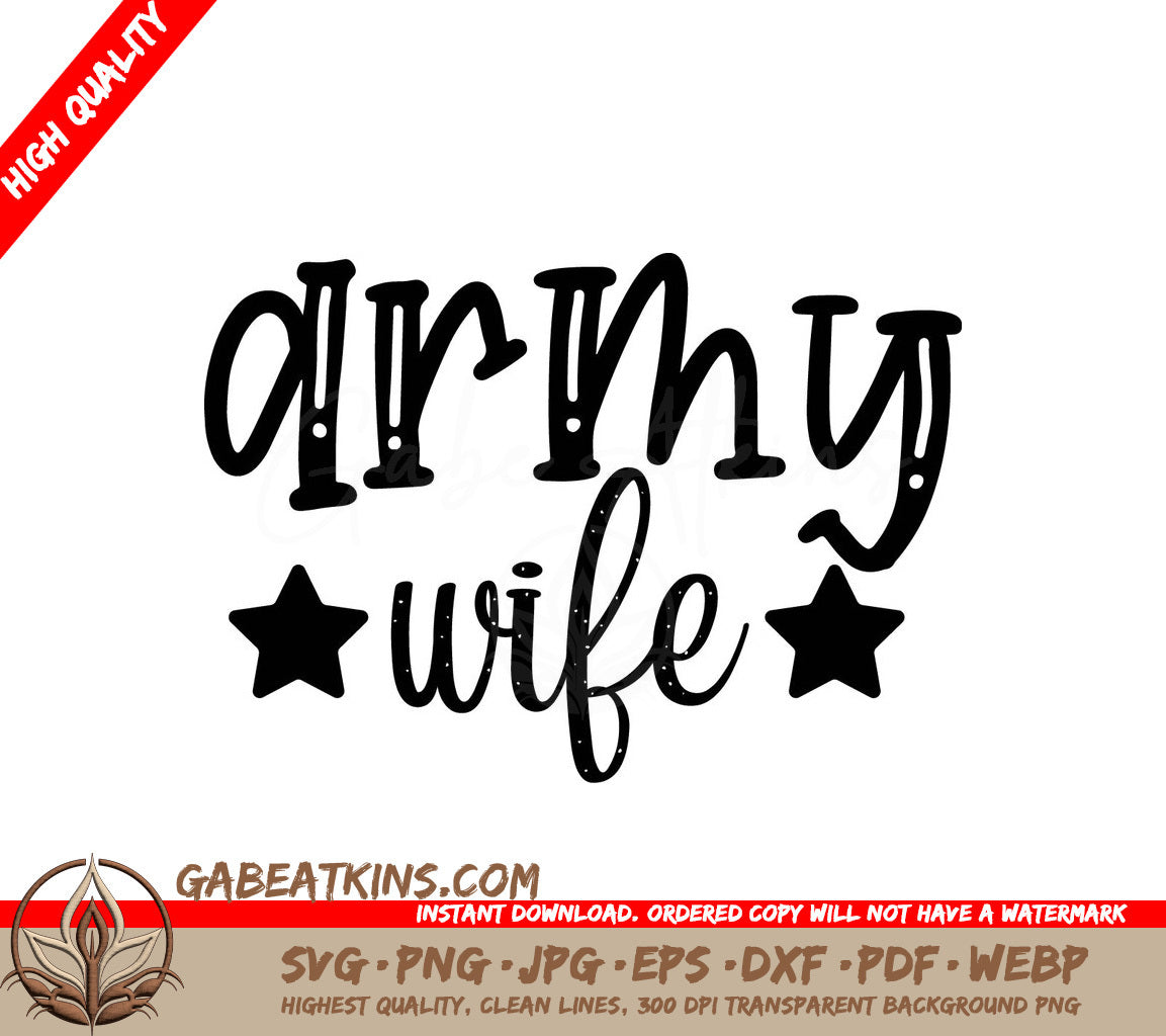 Army Wife SVG  SVG