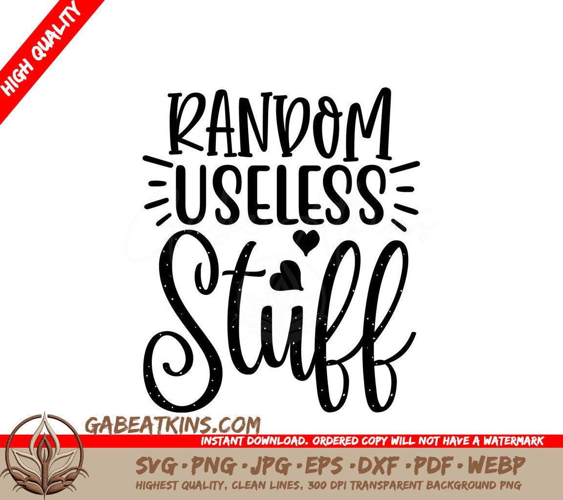  Random Useless Stuff SVG SVG