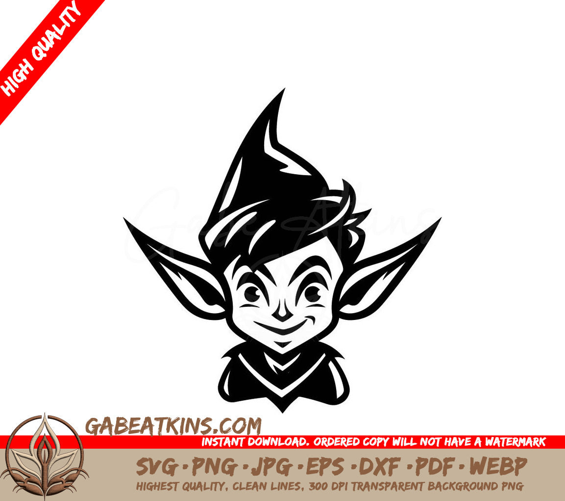 Smiling Elf SVG -  Elven Chronicles Uncharted Territories SVG