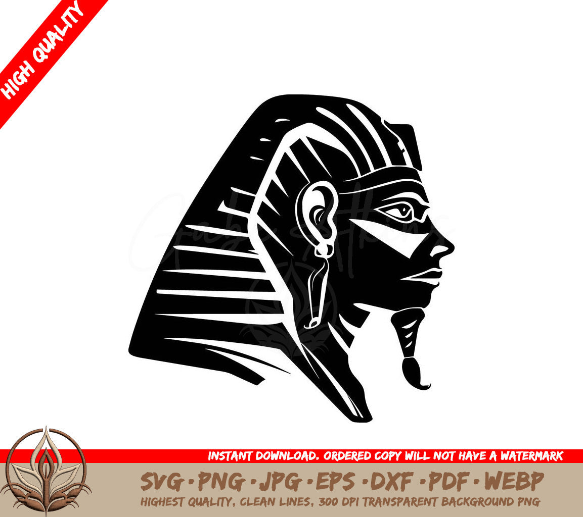 The Great Sphinx of Egypt: Multi-Format Digital Design File (SVG, PNG, JPG, AI, PDF, DXF, EPS, WebP) 
