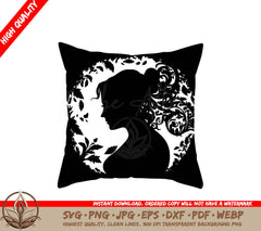 Throw Pillow Digital Design File (SVG, PNG, JPG, AI, PDF, DXF, EPS, WebP) 
