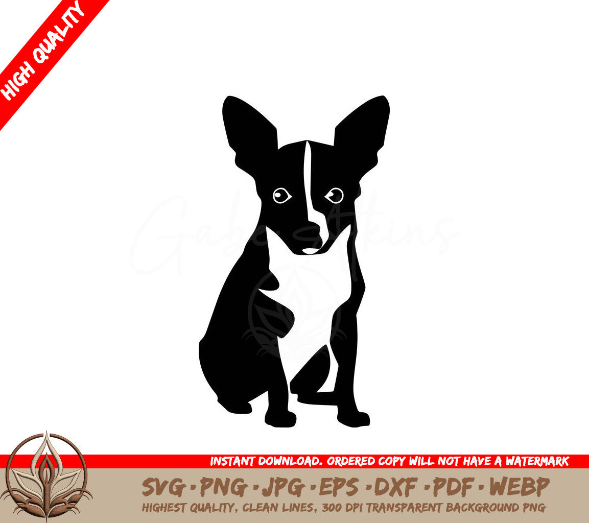 Tiny Pup Digital Design File in SVG, PNG, JPG, AI, PDF, DXF, EPS and WebP Formats 
