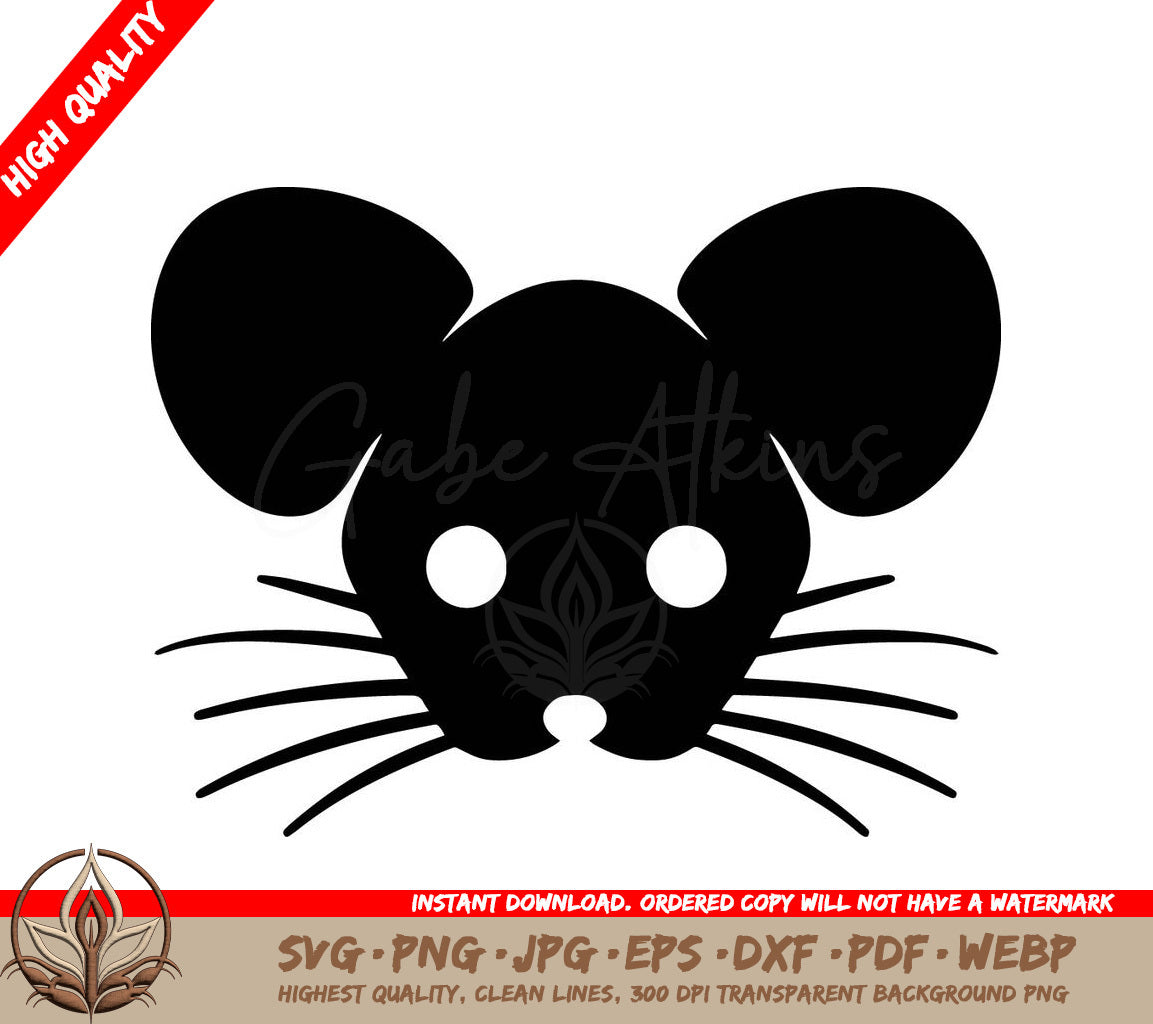 Tiny Rodent Digital Design File in Multiple Formats 
