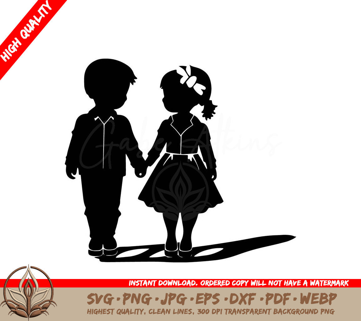 Togetherness Digital Design File in 8 Formats (SVG, PNG, JPG, AI, PDF, DXF, EPS, WebP) 
