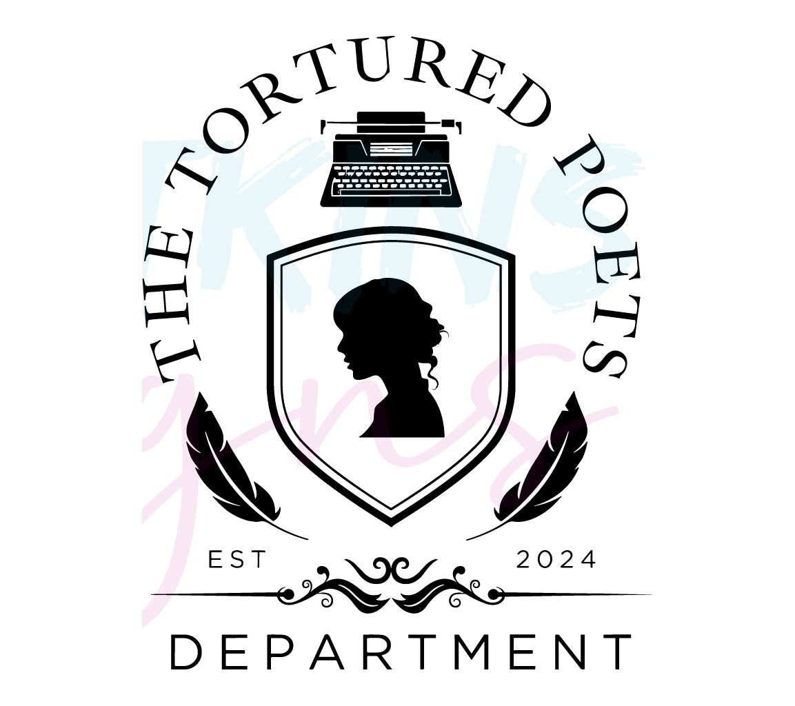 Taylor Swift The Tortured Poets Department Crest SVG, PNG JPG, EPS, DX | Tortured Poets Department Crest SVG, PNG JPG, EPS, DXF, PDF