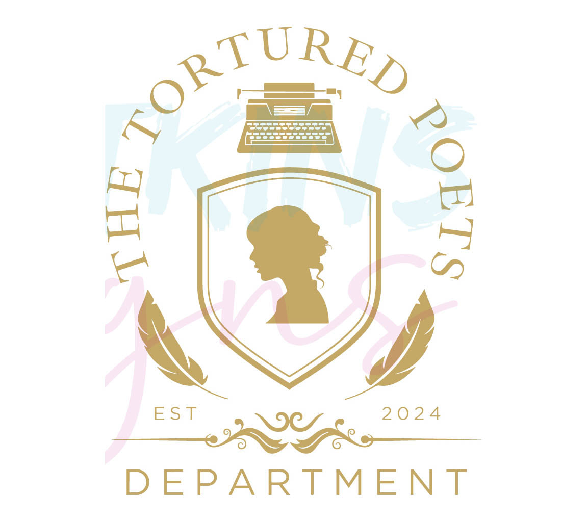 Taylor Swift The Tortured Poets Department Crest SVG, PNG JPG, EPS, DX | Tortured Poets Department Crest SVG, PNG JPG, EPS, DXF, PDF