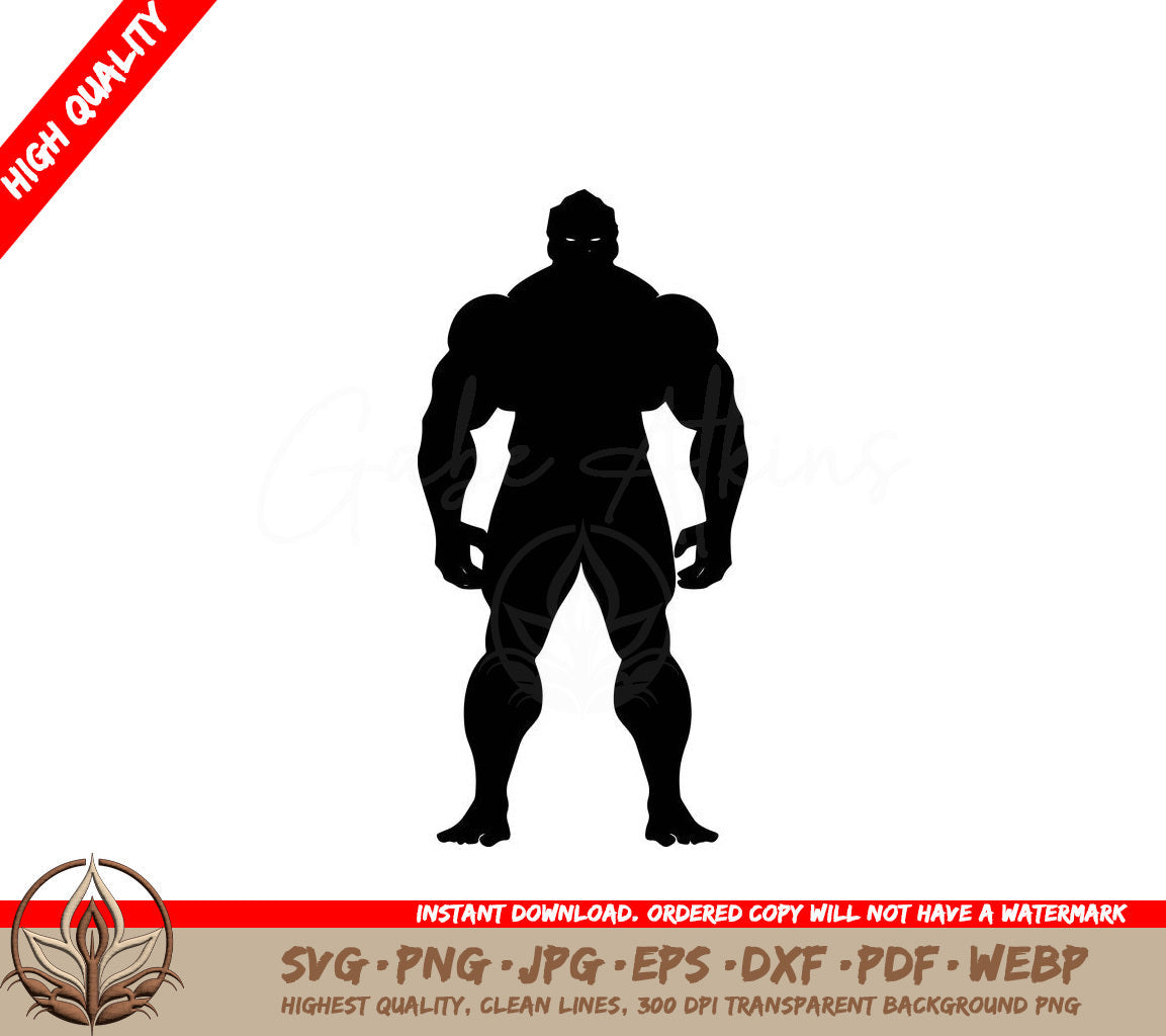 Towering Giant Digital Design File (SVG, PNG, JPG, AI, PDF, DXF, EPS, WebP) 
