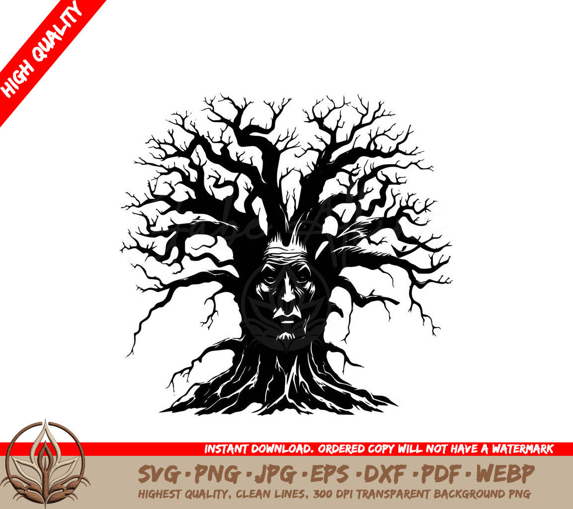 Tree Spirit Digital Design File (SVG, PNG, JPG, AI, PDF, DXF, EPS, WebP) 
