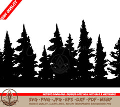 Treeline View - Digital Download in Multiple File Formats 
