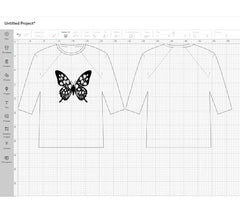 Tulip Winged Butterfly SVG PNG JPG AI PDF DXF EPS WebP Digital Download