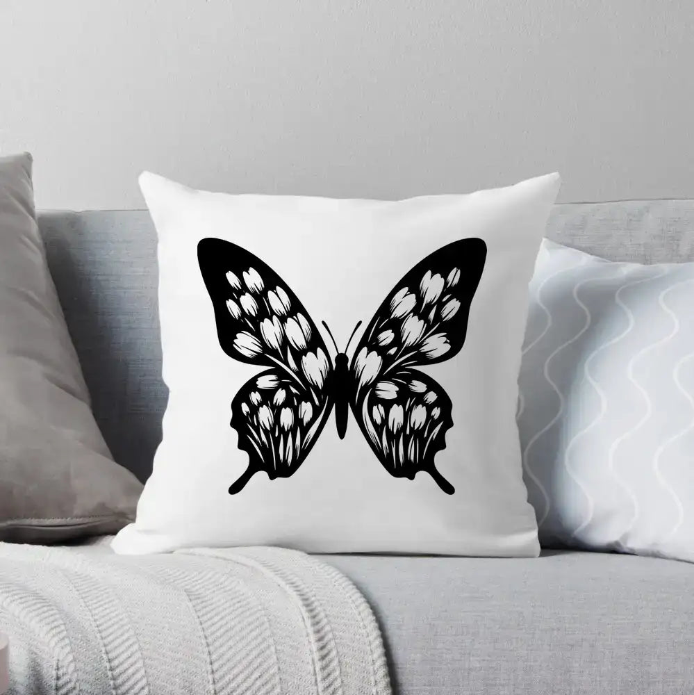 Tulip Winged Butterfly SVG PNG JPG AI PDF DXF EPS WebP Digital Download